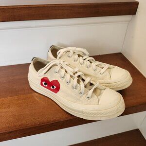 Converse x Comme Des Garcons Play chuck 70 low sneakers in size US 7